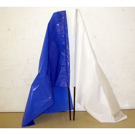 Inexpensive nylon flags