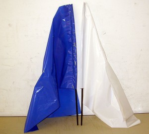 Inexpensive nylon flags