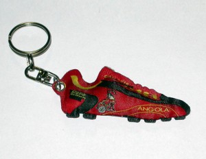  Key fob in padded fabric
