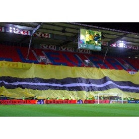 Bandera gigante de mano Q2 cosida
